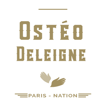 Ostéopathe Paris Logo Doré